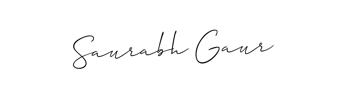 Best and Professional Signature Style for Saurabh Gaur. Allison_Script Best Signature Style Collection. Saurabh Gaur signature style 2 images and pictures png