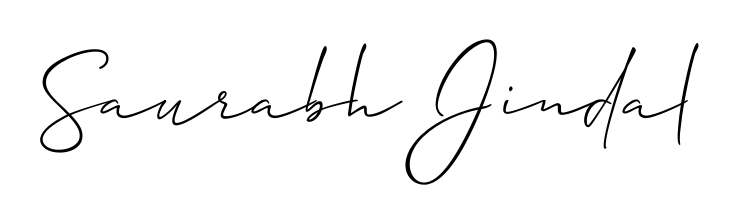 The Allison_Script handwriting style adds charm and authenticity to name Saurabh Jindal. A wonderful choice for personal thank-you notes. Saurabh Jindal signature style 2 images and pictures png