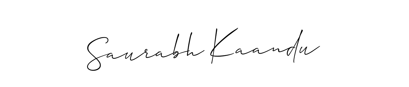 if you are searching for the best signature style for your name Saurabh Kaandu. so please give up your signature search. here we have designed multiple signature styles  using Allison_Script. Saurabh Kaandu signature style 2 images and pictures png