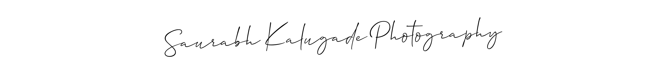 if you are searching for the best signature style for your name Saurabh Kalugade Photography. so please give up your signature search. here we have designed multiple signature styles  using Allison_Script. Saurabh Kalugade Photography signature style 2 images and pictures png