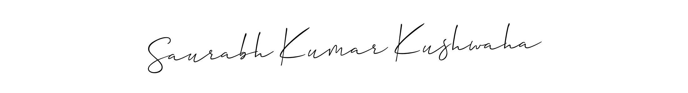 Make a short Saurabh Kumar Kushwaha signature style. Manage your documents anywhere anytime using Allison_Script. Create and add eSignatures, submit forms, share and send files easily. Saurabh Kumar Kushwaha signature style 2 images and pictures png