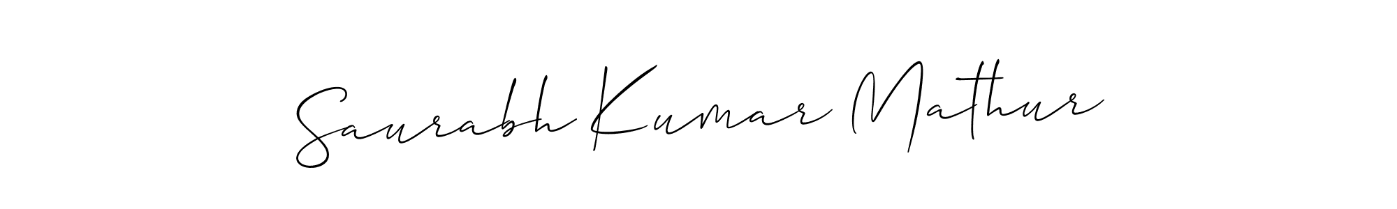 Similarly Allison_Script is the best handwritten signature design. Signature creator online .You can use it as an online autograph creator for name Saurabh Kumar Mathur. Saurabh Kumar Mathur signature style 2 images and pictures png