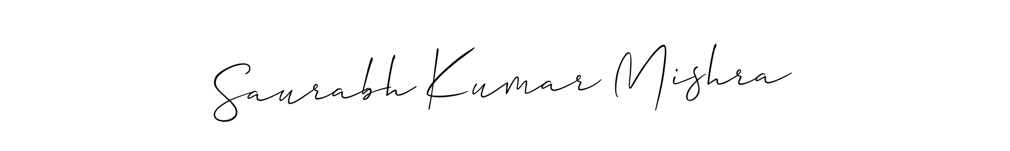 It looks lik you need a new signature style for name Saurabh Kumar Mishra. Design unique handwritten (Allison_Script) signature with our free signature maker in just a few clicks. Saurabh Kumar Mishra signature style 2 images and pictures png
