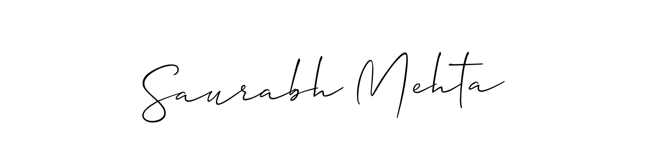 Best and Professional Signature Style for Saurabh Mehta. Allison_Script Best Signature Style Collection. Saurabh Mehta signature style 2 images and pictures png