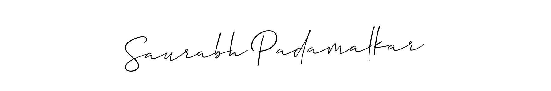 Best and Professional Signature Style for Saurabh Padamalkar. Allison_Script Best Signature Style Collection. Saurabh Padamalkar signature style 2 images and pictures png