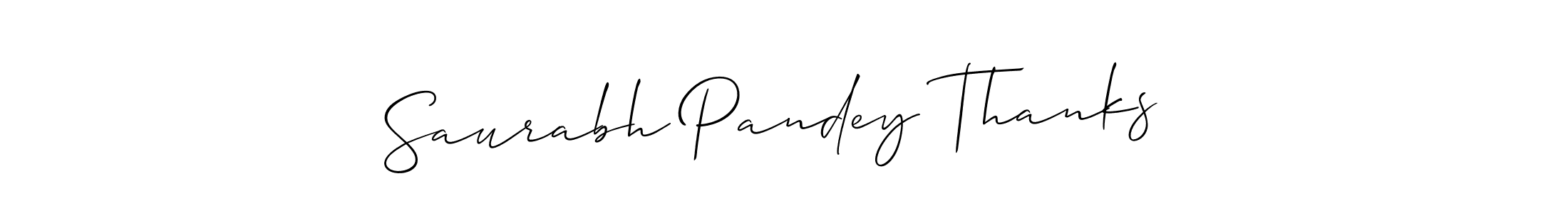 Create a beautiful signature design for name Saurabh Pandey Thanks . With this signature (Allison_Script) fonts, you can make a handwritten signature for free. Saurabh Pandey Thanks  signature style 2 images and pictures png