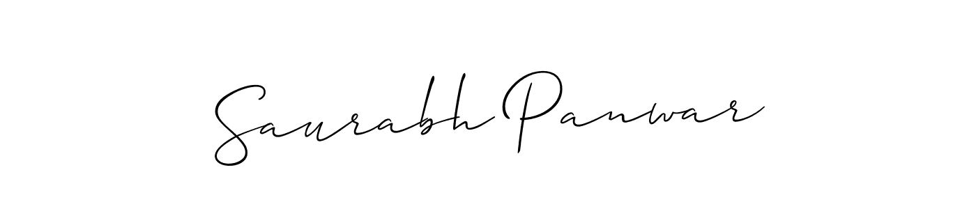 Also we have Saurabh Panwar name is the best signature style. Create professional handwritten signature collection using Allison_Script autograph style. Saurabh Panwar signature style 2 images and pictures png