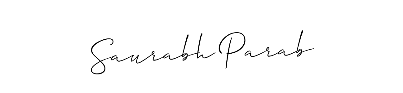 Here are the top 10 professional signature styles for the name Saurabh Parab. These are the best autograph styles you can use for your name. Saurabh Parab signature style 2 images and pictures png