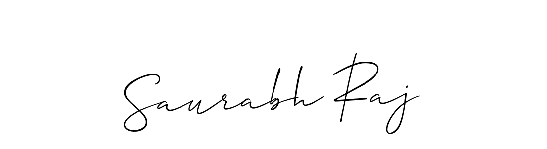 Create a beautiful signature design for name Saurabh Raj. With this signature (Allison_Script) fonts, you can make a handwritten signature for free. Saurabh Raj signature style 2 images and pictures png