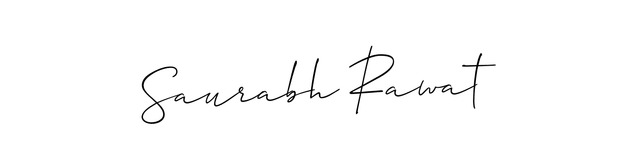 Create a beautiful signature design for name Saurabh Rawat. With this signature (Allison_Script) fonts, you can make a handwritten signature for free. Saurabh Rawat signature style 2 images and pictures png