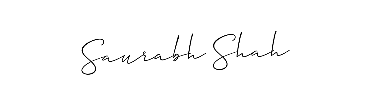 Also we have Saurabh Shah name is the best signature style. Create professional handwritten signature collection using Allison_Script autograph style. Saurabh Shah signature style 2 images and pictures png