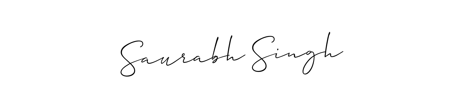 You should practise on your own different ways (Allison_Script) to write your name (Saurabh Singh ) in signature. don't let someone else do it for you. Saurabh Singh  signature style 2 images and pictures png