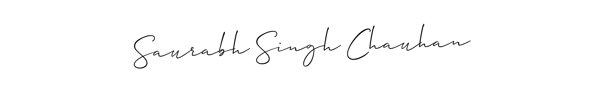 Make a short Saurabh Singh Chauhan signature style. Manage your documents anywhere anytime using Allison_Script. Create and add eSignatures, submit forms, share and send files easily. Saurabh Singh Chauhan signature style 2 images and pictures png