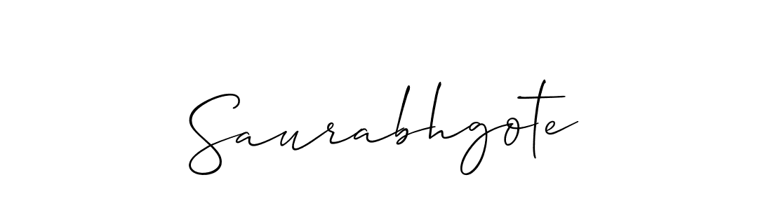 Also You can easily find your signature by using the search form. We will create Saurabhgote name handwritten signature images for you free of cost using Allison_Script sign style. Saurabhgote signature style 2 images and pictures png