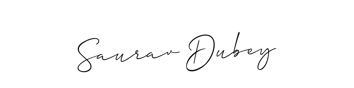 Make a beautiful signature design for name Saurav Dubey. With this signature (Allison_Script) style, you can create a handwritten signature for free. Saurav Dubey signature style 2 images and pictures png