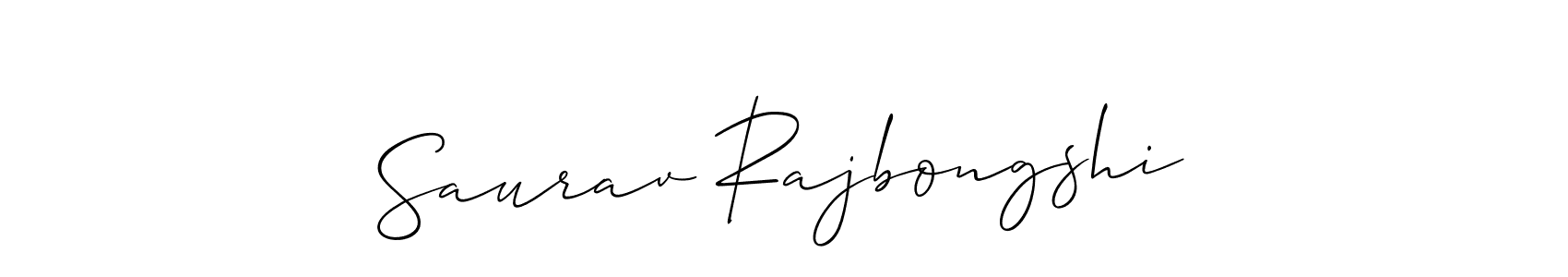 Create a beautiful signature design for name Saurav Rajbongshi. With this signature (Allison_Script) fonts, you can make a handwritten signature for free. Saurav Rajbongshi signature style 2 images and pictures png