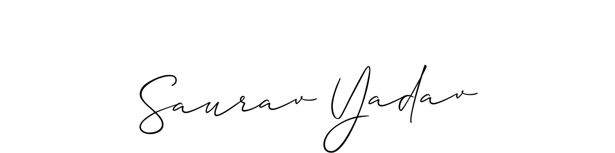 Best and Professional Signature Style for Saurav Yadav. Allison_Script Best Signature Style Collection. Saurav Yadav signature style 2 images and pictures png