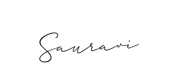 Also we have Sauravi name is the best signature style. Create professional handwritten signature collection using Allison_Script autograph style. Sauravi signature style 2 images and pictures png