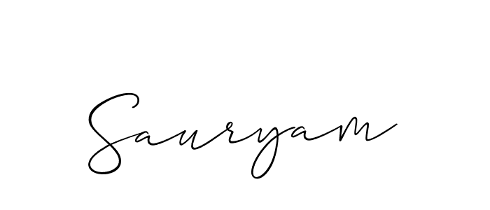 Once you've used our free online signature maker to create your best signature Allison_Script style, it's time to enjoy all of the benefits that Sauryam name signing documents. Sauryam signature style 2 images and pictures png