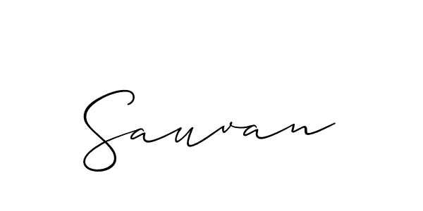 Use a signature maker to create a handwritten signature online. With this signature software, you can design (Allison_Script) your own signature for name Sauvan. Sauvan signature style 2 images and pictures png