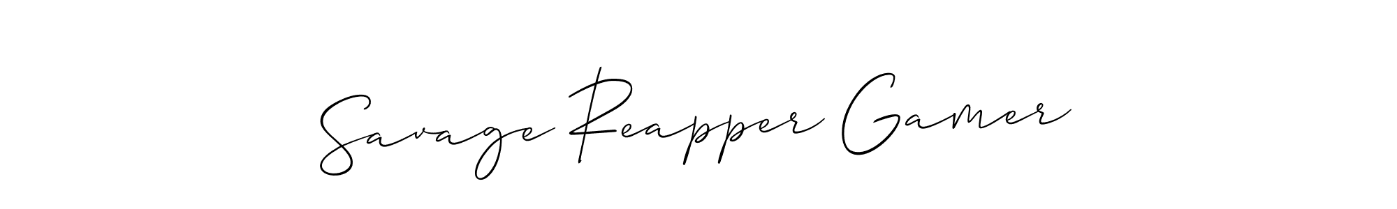 if you are searching for the best signature style for your name Savage Reapper Gamer. so please give up your signature search. here we have designed multiple signature styles  using Allison_Script. Savage Reapper Gamer signature style 2 images and pictures png