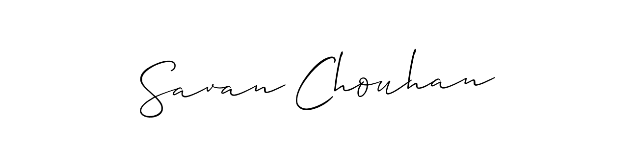 Savan Chouhan stylish signature style. Best Handwritten Sign (Allison_Script) for my name. Handwritten Signature Collection Ideas for my name Savan Chouhan. Savan Chouhan signature style 2 images and pictures png