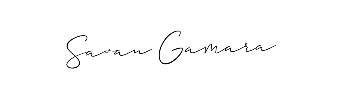 Best and Professional Signature Style for Savan Gamara. Allison_Script Best Signature Style Collection. Savan Gamara signature style 2 images and pictures png