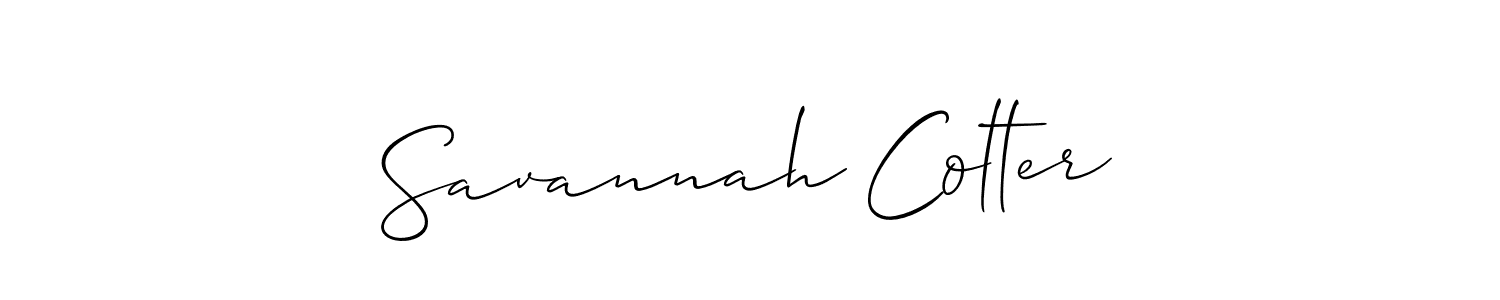 Also we have Savannah Colter name is the best signature style. Create professional handwritten signature collection using Allison_Script autograph style. Savannah Colter signature style 2 images and pictures png