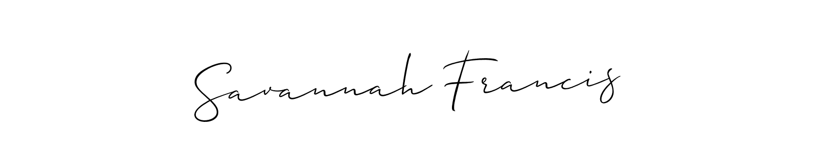 99+ Savannah Francis Name Signature Style Ideas | New eSignature