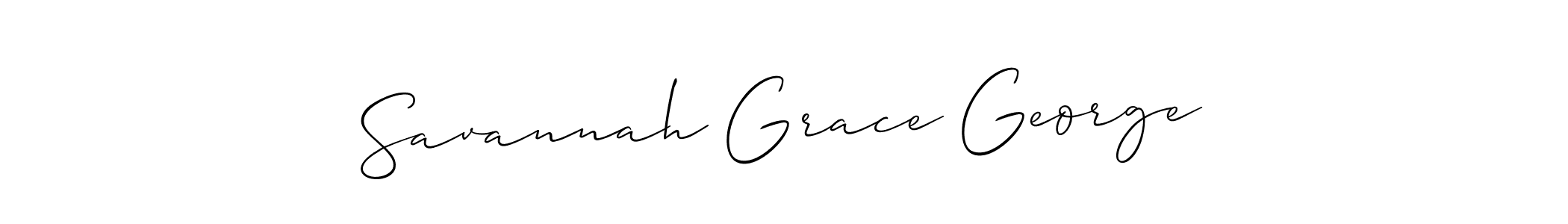 Make a beautiful signature design for name Savannah Grace George. Use this online signature maker to create a handwritten signature for free. Savannah Grace George signature style 2 images and pictures png