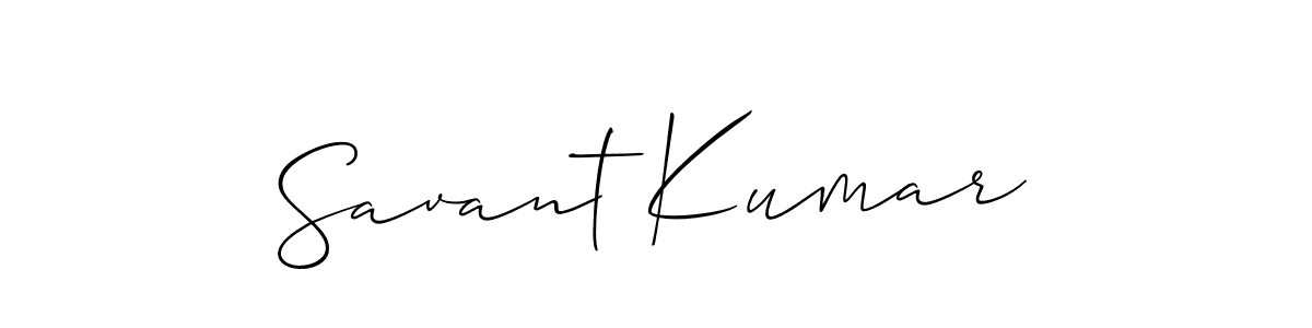 Once you've used our free online signature maker to create your best signature Allison_Script style, it's time to enjoy all of the benefits that Savant Kumar name signing documents. Savant Kumar signature style 2 images and pictures png