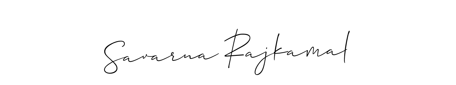 Also You can easily find your signature by using the search form. We will create Savarna Rajkamal name handwritten signature images for you free of cost using Allison_Script sign style. Savarna Rajkamal signature style 2 images and pictures png