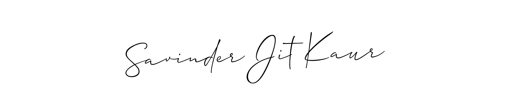 Once you've used our free online signature maker to create your best signature Allison_Script style, it's time to enjoy all of the benefits that Savinder Jit Kaur name signing documents. Savinder Jit Kaur signature style 2 images and pictures png