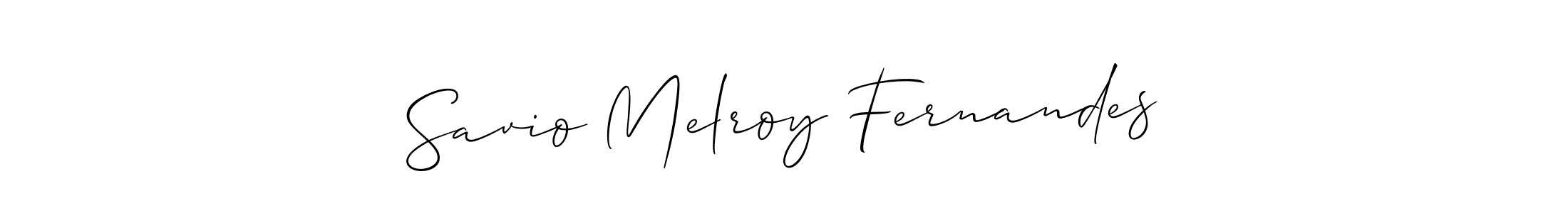 Allison_Script is a professional signature style that is perfect for those who want to add a touch of class to their signature. It is also a great choice for those who want to make their signature more unique. Get Savio Melroy Fernandes name to fancy signature for free. Savio Melroy Fernandes signature style 2 images and pictures png