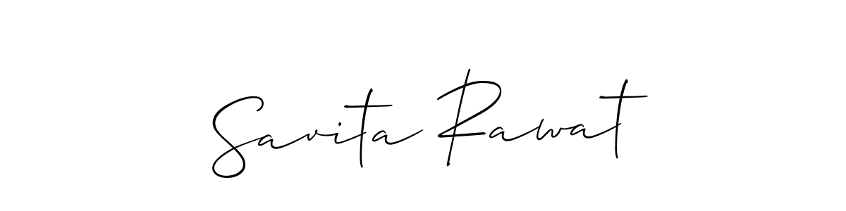 Allison_Script is a professional signature style that is perfect for those who want to add a touch of class to their signature. It is also a great choice for those who want to make their signature more unique. Get Savita Rawat name to fancy signature for free. Savita Rawat signature style 2 images and pictures png