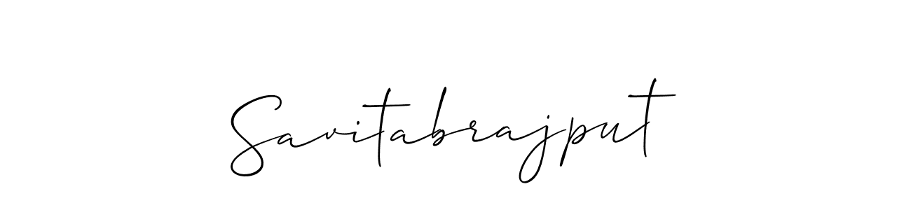 Make a beautiful signature design for name Savitabrajput. With this signature (Allison_Script) style, you can create a handwritten signature for free. Savitabrajput signature style 2 images and pictures png