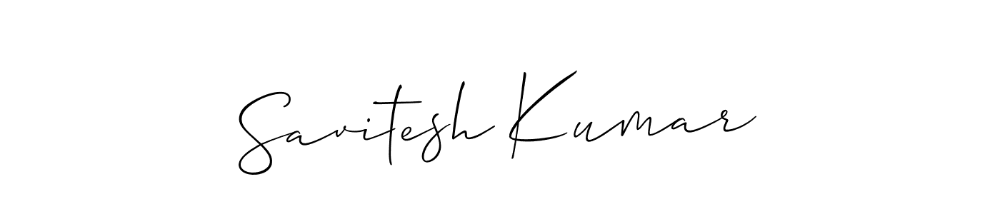 How to Draw Savitesh Kumar signature style? Allison_Script is a latest design signature styles for name Savitesh Kumar. Savitesh Kumar signature style 2 images and pictures png