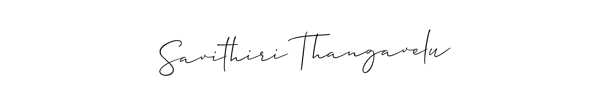 Make a beautiful signature design for name Savithiri Thangavelu. Use this online signature maker to create a handwritten signature for free. Savithiri Thangavelu signature style 2 images and pictures png