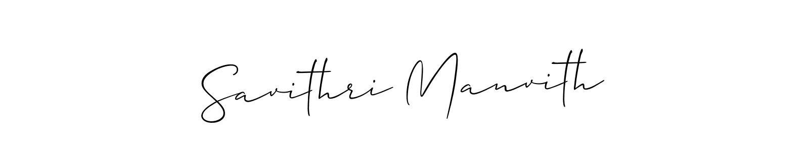 if you are searching for the best signature style for your name Savithri Manvith. so please give up your signature search. here we have designed multiple signature styles  using Allison_Script. Savithri Manvith signature style 2 images and pictures png