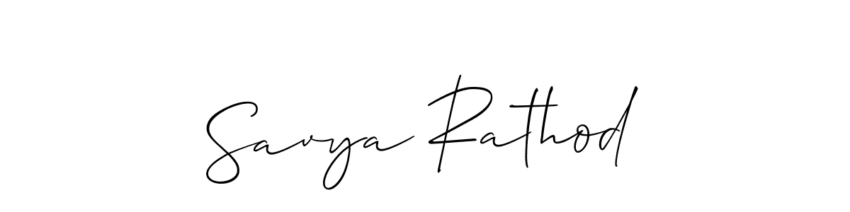 The best way (Allison_Script) to make a short signature is to pick only two or three words in your name. The name Savya Rathod include a total of six letters. For converting this name. Savya Rathod signature style 2 images and pictures png