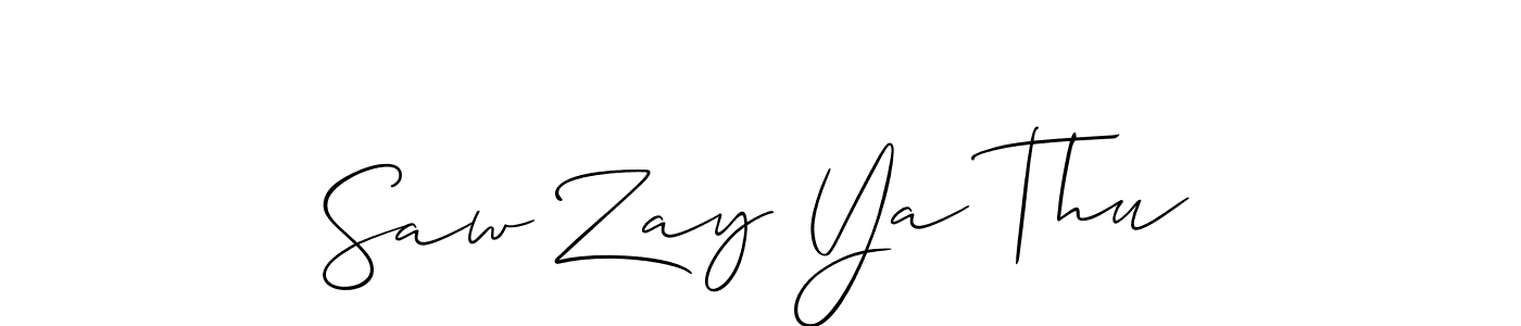 Here are the top 10 professional signature styles for the name Saw Zay Ya Thu. These are the best autograph styles you can use for your name. Saw Zay Ya Thu signature style 2 images and pictures png