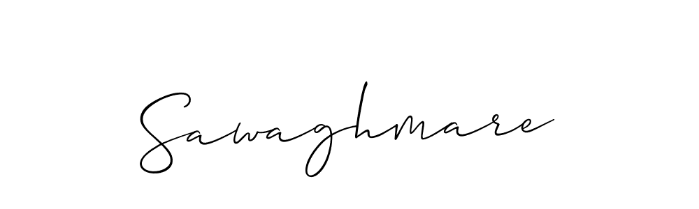 Create a beautiful signature design for name Sawaghmare. With this signature (Allison_Script) fonts, you can make a handwritten signature for free. Sawaghmare signature style 2 images and pictures png