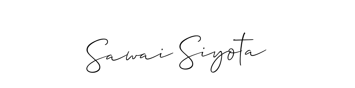 Best and Professional Signature Style for Sawai Siyota. Allison_Script Best Signature Style Collection. Sawai Siyota signature style 2 images and pictures png