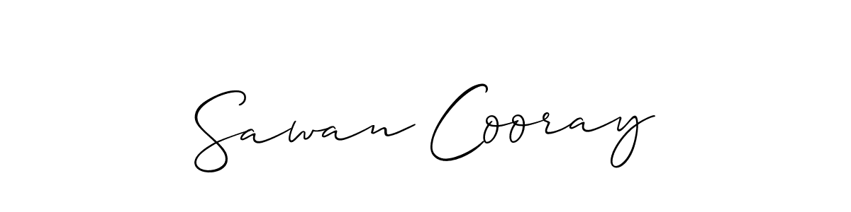 How to make Sawan Cooray signature? Allison_Script is a professional autograph style. Create handwritten signature for Sawan Cooray name. Sawan Cooray signature style 2 images and pictures png