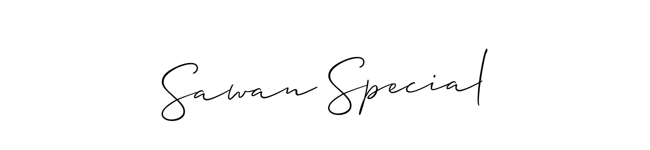 It looks lik you need a new signature style for name Sawan Special. Design unique handwritten (Allison_Script) signature with our free signature maker in just a few clicks. Sawan Special signature style 2 images and pictures png