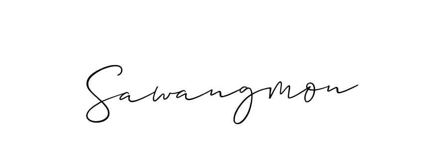 Also You can easily find your signature by using the search form. We will create Sawangmon name handwritten signature images for you free of cost using Allison_Script sign style. Sawangmon signature style 2 images and pictures png