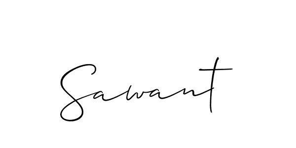 How to Draw Sawant signature style? Allison_Script is a latest design signature styles for name Sawant. Sawant signature style 2 images and pictures png