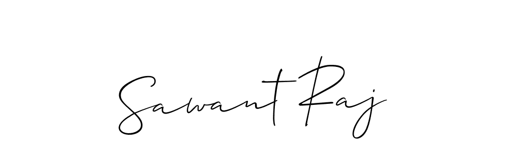 Sawant Raj stylish signature style. Best Handwritten Sign (Allison_Script) for my name. Handwritten Signature Collection Ideas for my name Sawant Raj. Sawant Raj signature style 2 images and pictures png