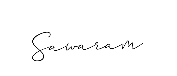 You should practise on your own different ways (Allison_Script) to write your name (Sawaram) in signature. don't let someone else do it for you. Sawaram signature style 2 images and pictures png