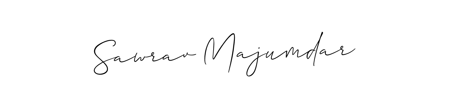 Design your own signature with our free online signature maker. With this signature software, you can create a handwritten (Allison_Script) signature for name Sawrav Majumdar. Sawrav Majumdar signature style 2 images and pictures png